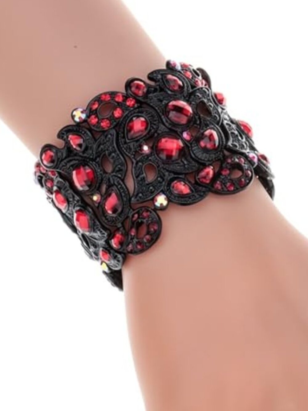 BRAND NEW Women's Stretch Bracelet Dark Red